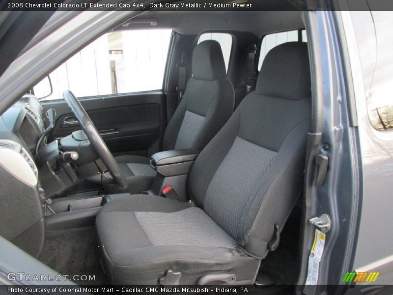 Dark Gray Metallic / Medium Pewter 2008 Chevrolet Colorado LT Extended Cab 4x4