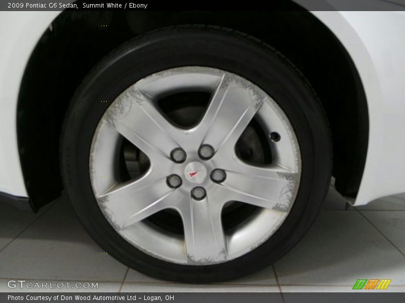 Summit White / Ebony 2009 Pontiac G6 Sedan