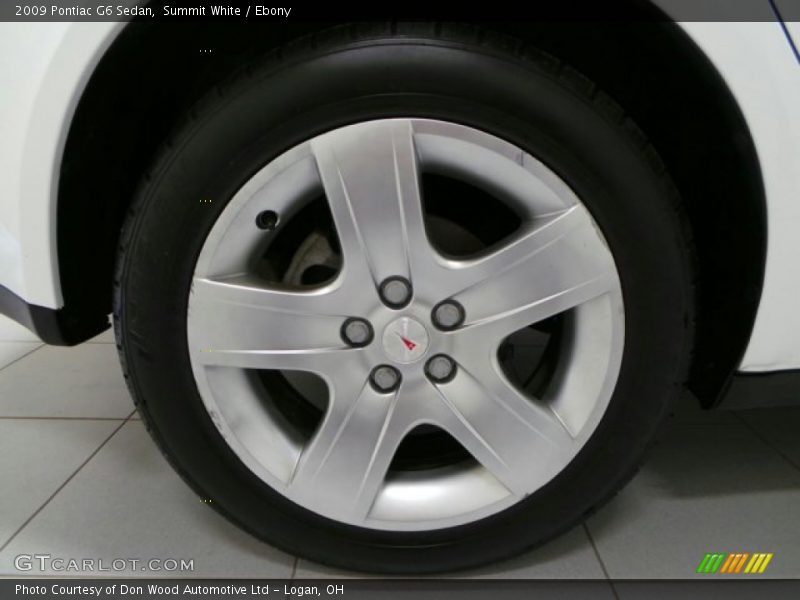 Summit White / Ebony 2009 Pontiac G6 Sedan