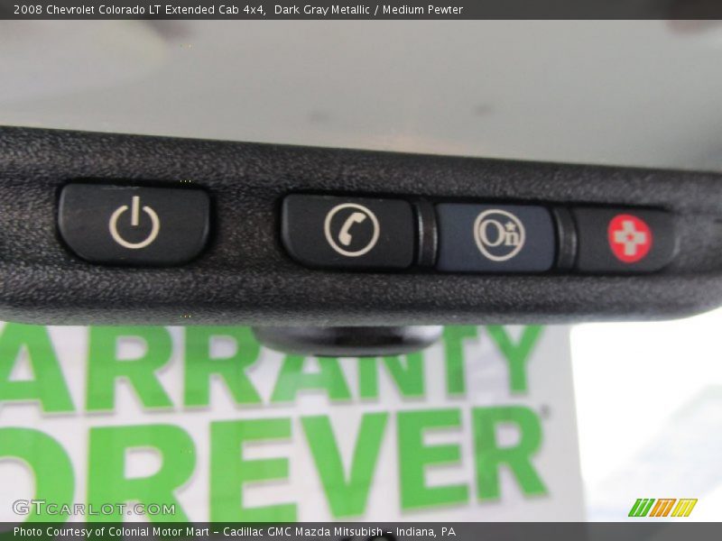 Dark Gray Metallic / Medium Pewter 2008 Chevrolet Colorado LT Extended Cab 4x4