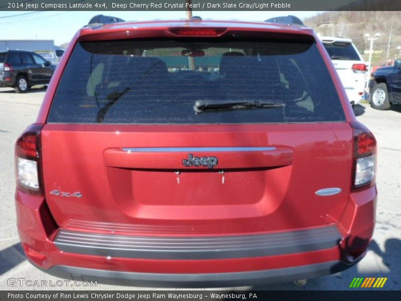 Deep Cherry Red Crystal Pearl / Dark Slate Gray/Light Pebble 2014 Jeep Compass Latitude 4x4