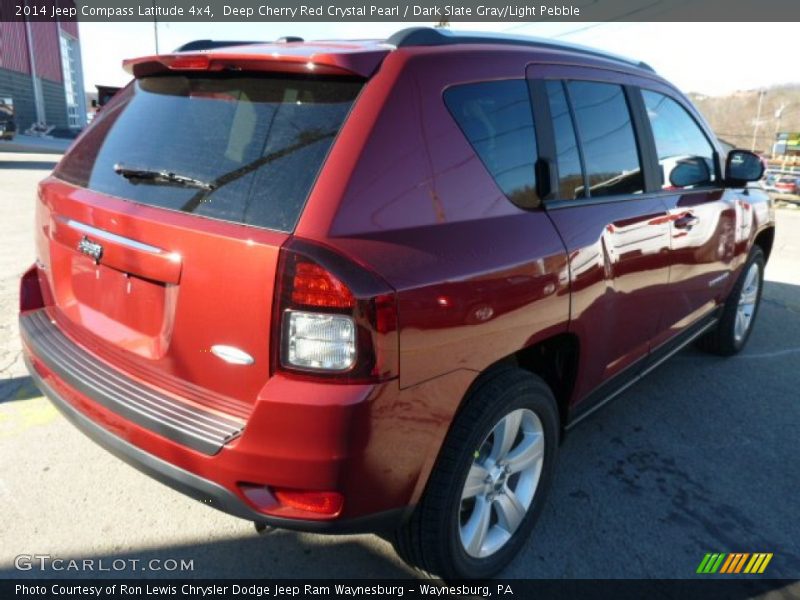 Deep Cherry Red Crystal Pearl / Dark Slate Gray/Light Pebble 2014 Jeep Compass Latitude 4x4