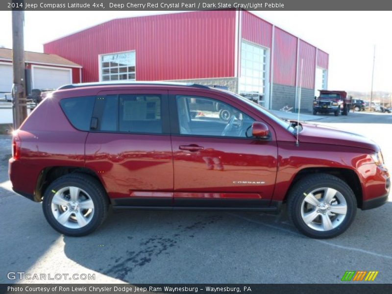 Deep Cherry Red Crystal Pearl / Dark Slate Gray/Light Pebble 2014 Jeep Compass Latitude 4x4