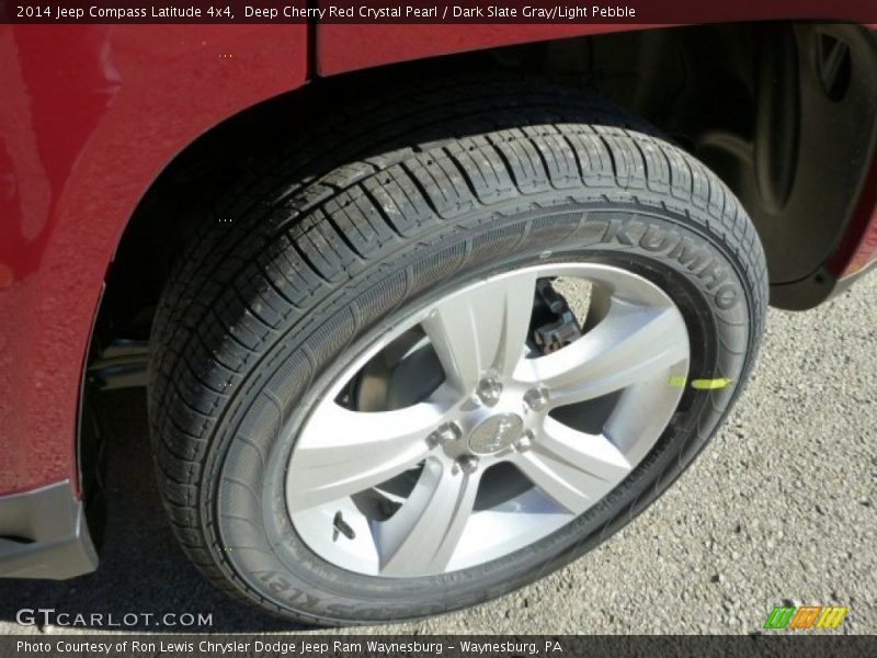 Deep Cherry Red Crystal Pearl / Dark Slate Gray/Light Pebble 2014 Jeep Compass Latitude 4x4