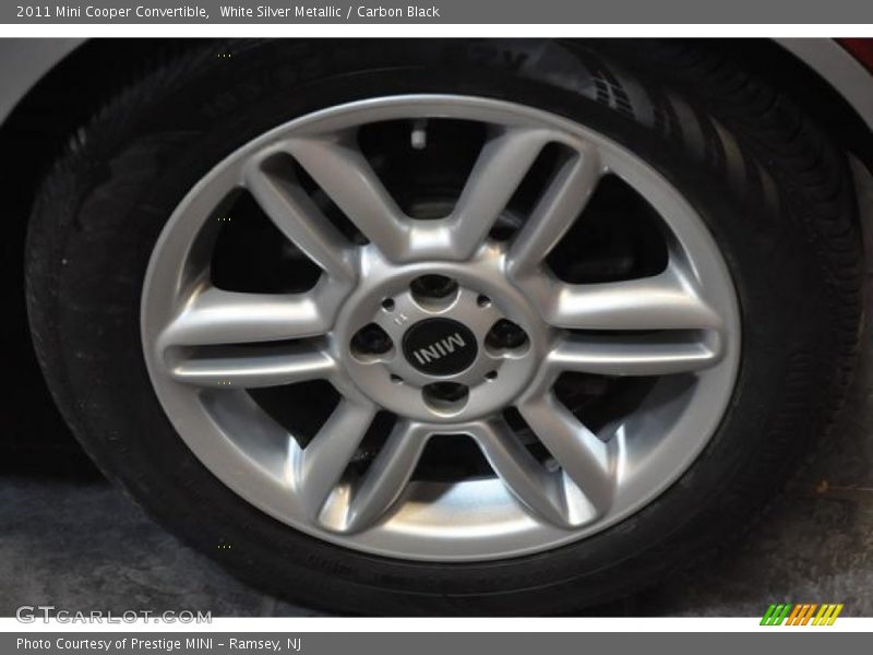 White Silver Metallic / Carbon Black 2011 Mini Cooper Convertible