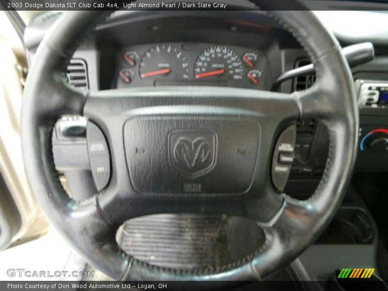 Light Almond Pearl / Dark Slate Gray 2003 Dodge Dakota SLT Club Cab 4x4