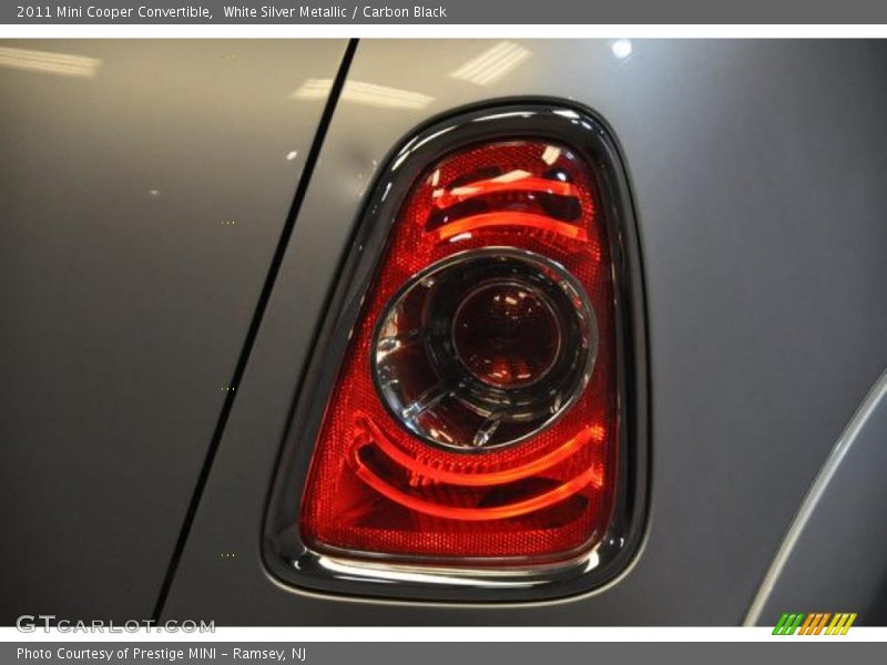 White Silver Metallic / Carbon Black 2011 Mini Cooper Convertible