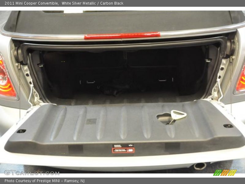 White Silver Metallic / Carbon Black 2011 Mini Cooper Convertible
