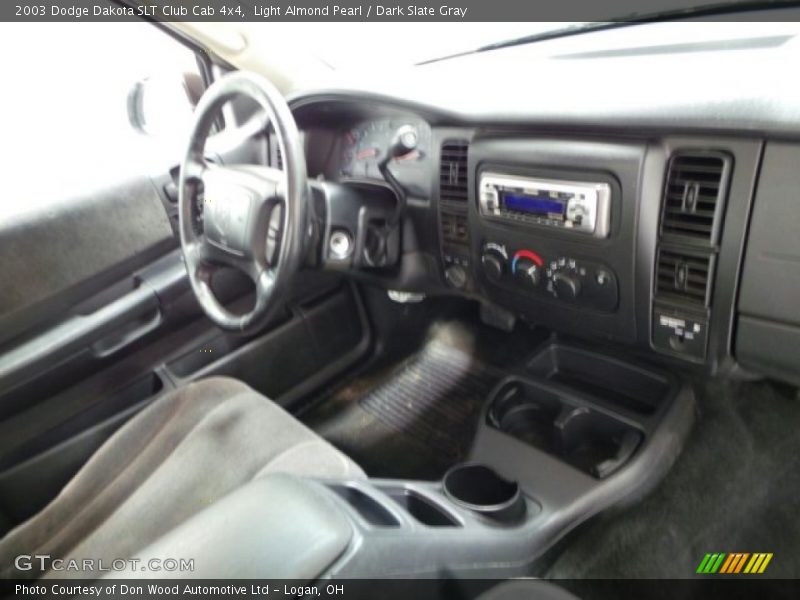 Light Almond Pearl / Dark Slate Gray 2003 Dodge Dakota SLT Club Cab 4x4