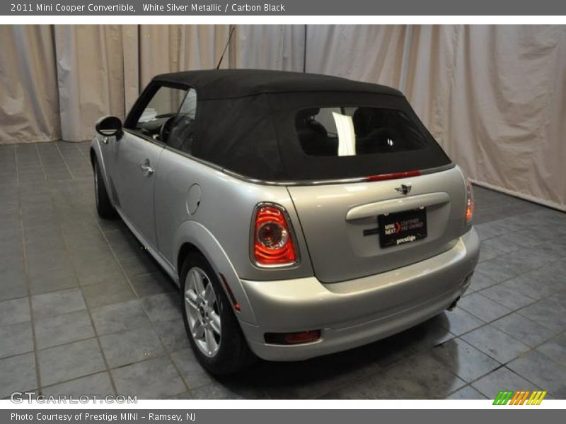 White Silver Metallic / Carbon Black 2011 Mini Cooper Convertible
