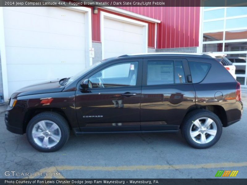 Rugged Brown Metallic / Dark Slate Gray/Light Pebble 2014 Jeep Compass Latitude 4x4
