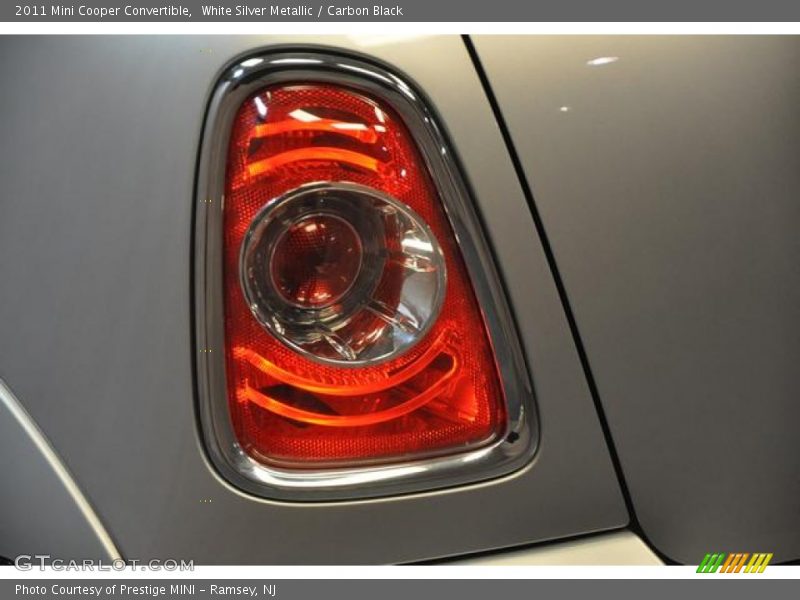 White Silver Metallic / Carbon Black 2011 Mini Cooper Convertible