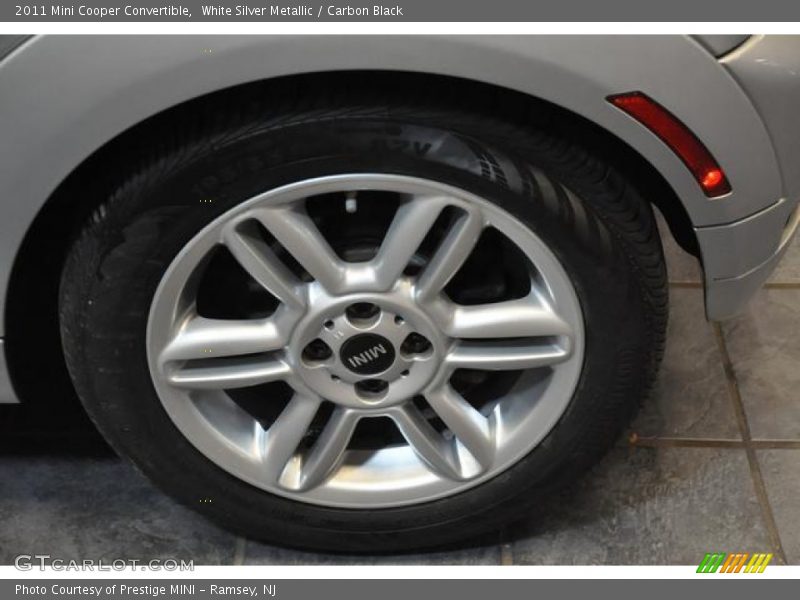 White Silver Metallic / Carbon Black 2011 Mini Cooper Convertible