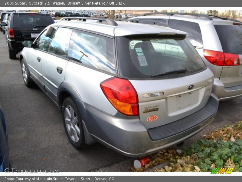 Brilliant Silver Metallic / Off Black 2006 Subaru Outback 2.5i Wagon