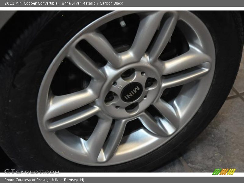 White Silver Metallic / Carbon Black 2011 Mini Cooper Convertible