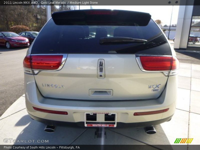 Gold Leaf Metallic / Medium Light Stone 2011 Lincoln MKX AWD