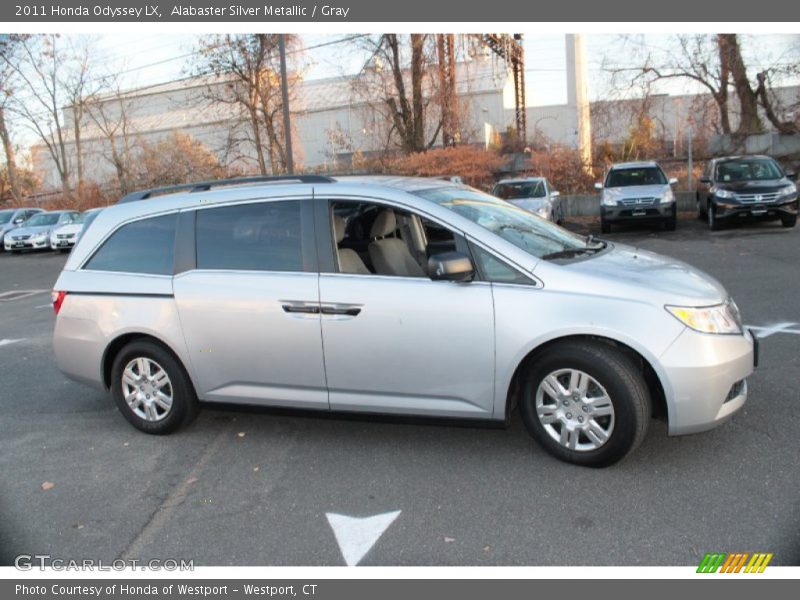Alabaster Silver Metallic / Gray 2011 Honda Odyssey LX