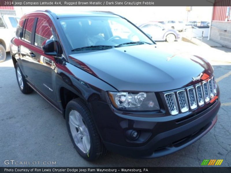 Rugged Brown Metallic / Dark Slate Gray/Light Pebble 2014 Jeep Compass Latitude 4x4