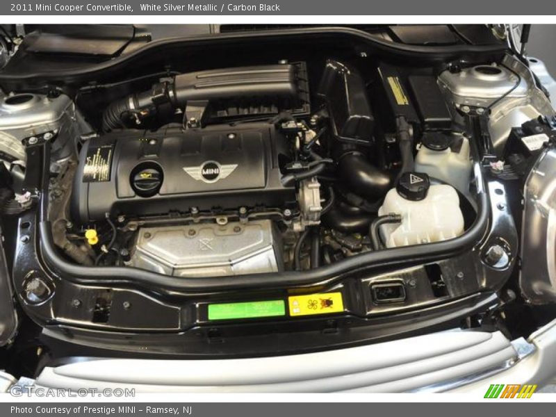 White Silver Metallic / Carbon Black 2011 Mini Cooper Convertible