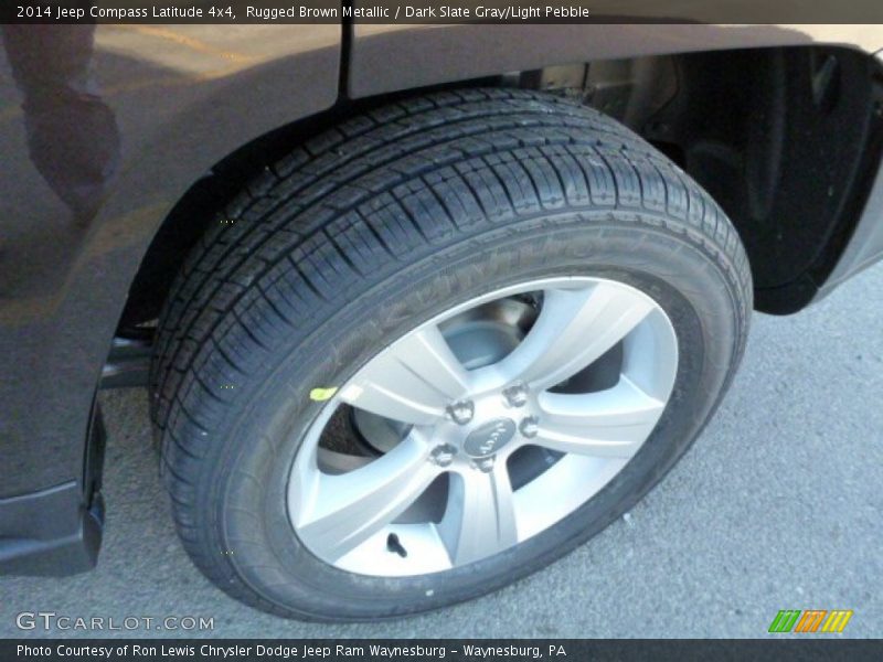 Rugged Brown Metallic / Dark Slate Gray/Light Pebble 2014 Jeep Compass Latitude 4x4