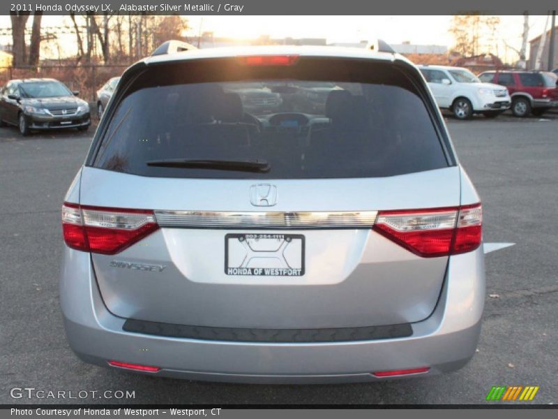 Alabaster Silver Metallic / Gray 2011 Honda Odyssey LX