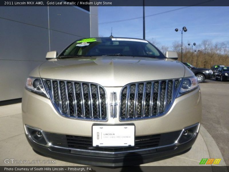 Gold Leaf Metallic / Medium Light Stone 2011 Lincoln MKX AWD