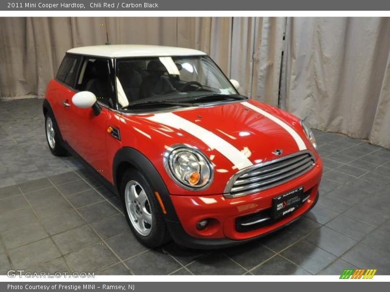 Chili Red / Carbon Black 2011 Mini Cooper Hardtop