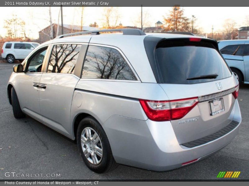 Alabaster Silver Metallic / Gray 2011 Honda Odyssey LX