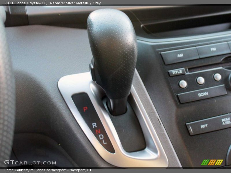 Alabaster Silver Metallic / Gray 2011 Honda Odyssey LX