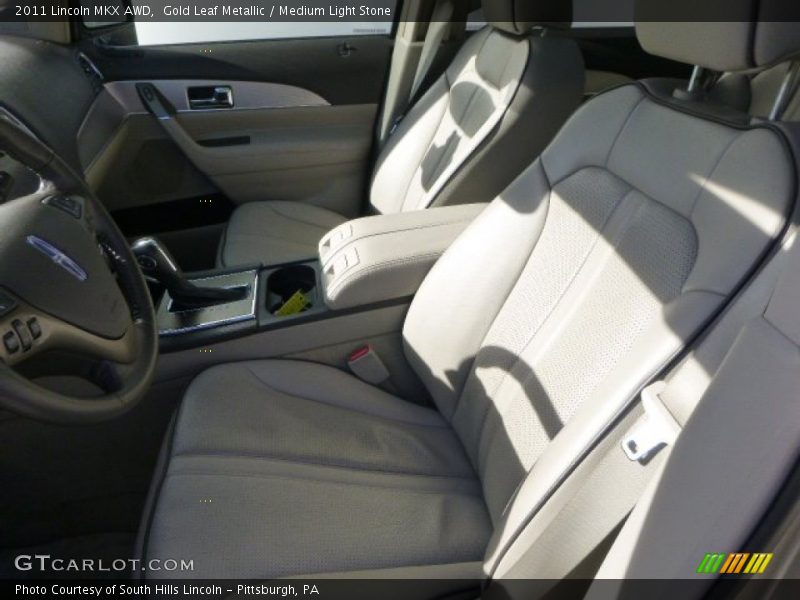 Gold Leaf Metallic / Medium Light Stone 2011 Lincoln MKX AWD