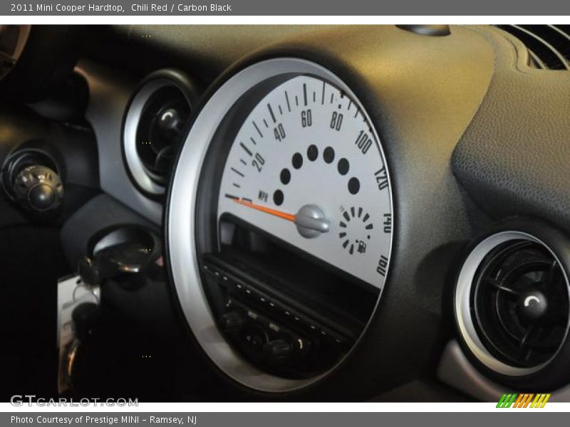 Chili Red / Carbon Black 2011 Mini Cooper Hardtop