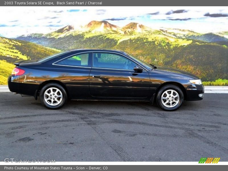Black Sand Pearl / Charcoal 2003 Toyota Solara SE Coupe