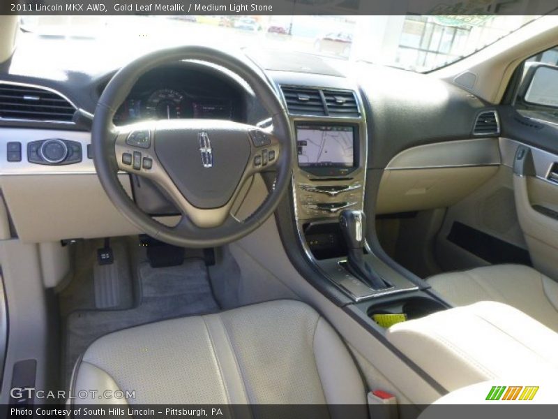 Gold Leaf Metallic / Medium Light Stone 2011 Lincoln MKX AWD