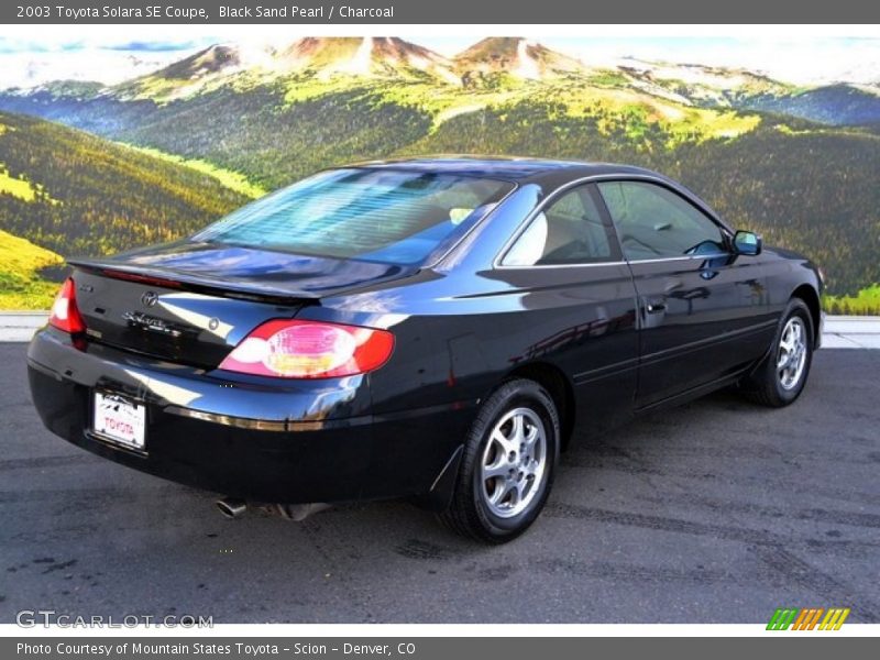 Black Sand Pearl / Charcoal 2003 Toyota Solara SE Coupe