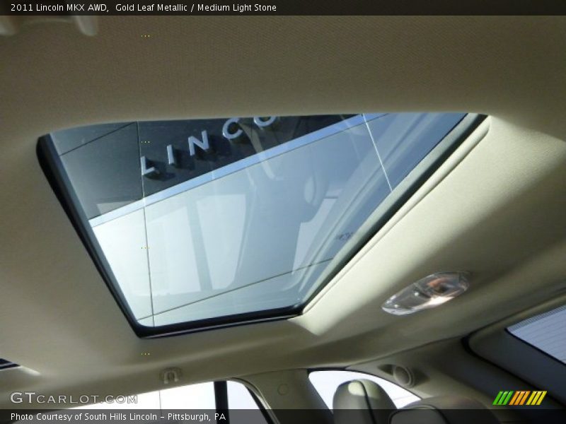 Gold Leaf Metallic / Medium Light Stone 2011 Lincoln MKX AWD