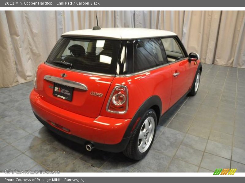 Chili Red / Carbon Black 2011 Mini Cooper Hardtop