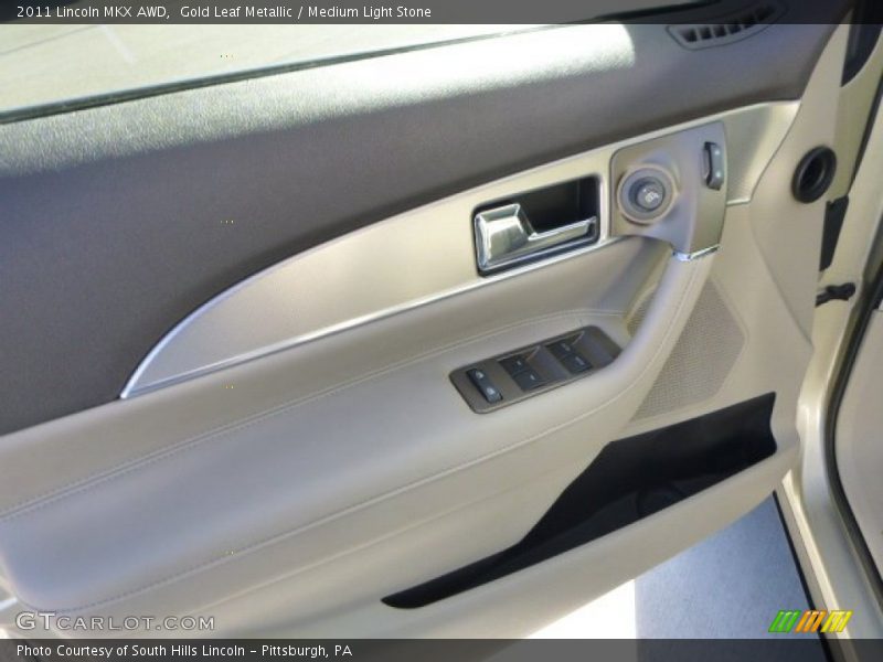 Gold Leaf Metallic / Medium Light Stone 2011 Lincoln MKX AWD