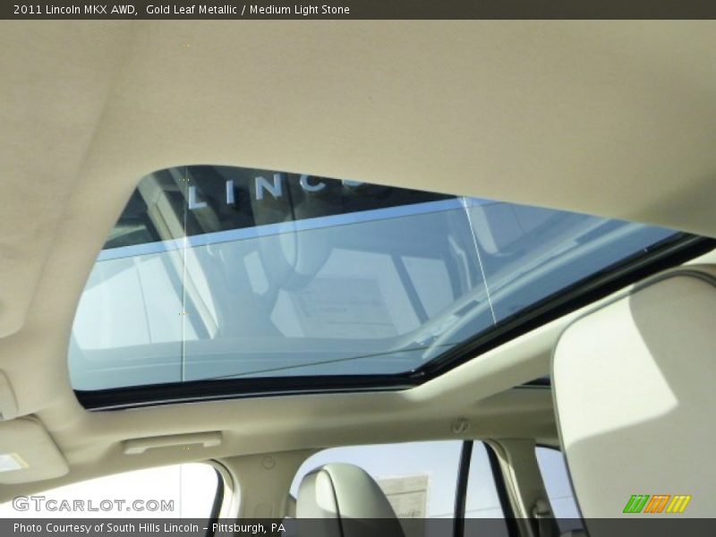 Gold Leaf Metallic / Medium Light Stone 2011 Lincoln MKX AWD