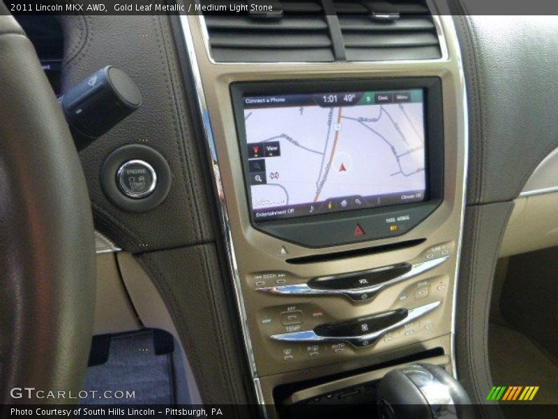 Gold Leaf Metallic / Medium Light Stone 2011 Lincoln MKX AWD