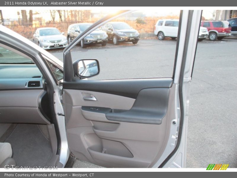 Alabaster Silver Metallic / Gray 2011 Honda Odyssey LX