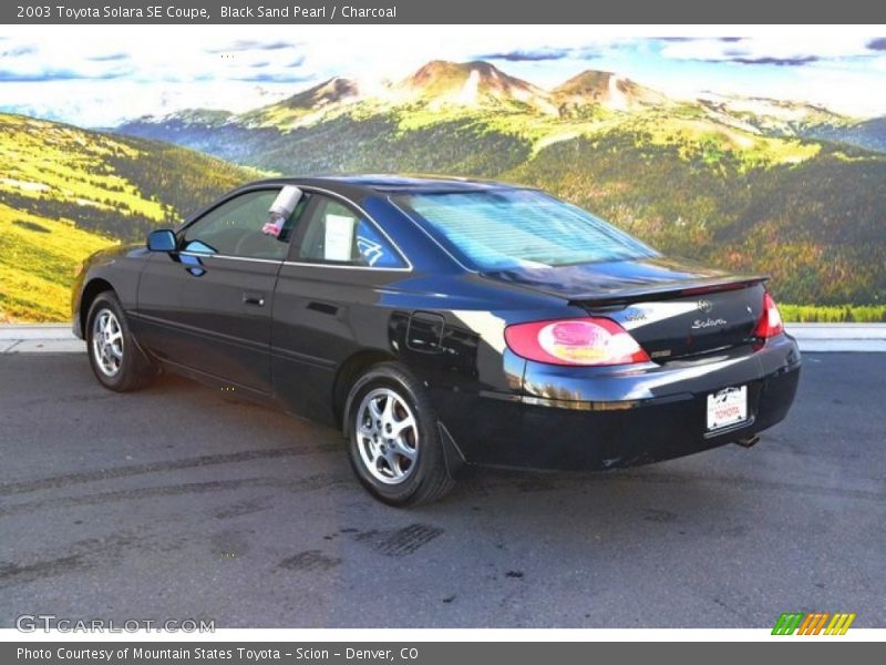 Black Sand Pearl / Charcoal 2003 Toyota Solara SE Coupe