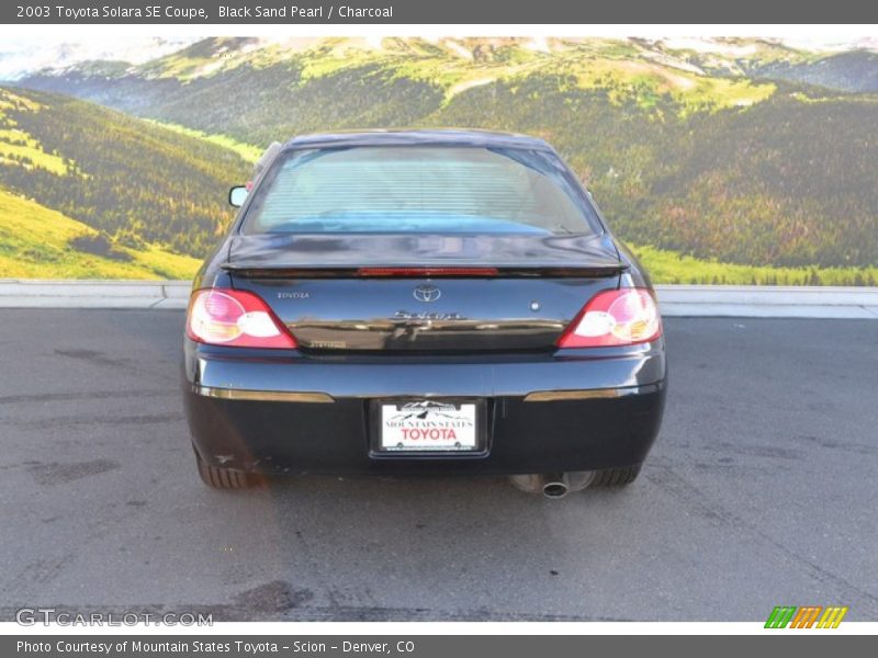 Black Sand Pearl / Charcoal 2003 Toyota Solara SE Coupe
