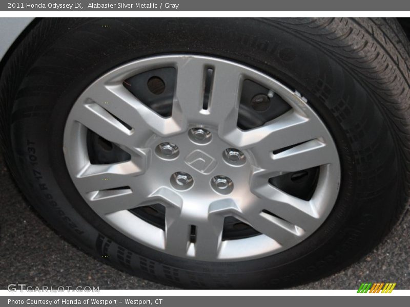 Alabaster Silver Metallic / Gray 2011 Honda Odyssey LX