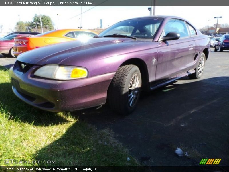 Front 3/4 View of 1996 Mustang V6 Coupe