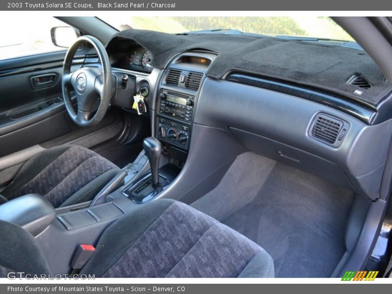 Black Sand Pearl / Charcoal 2003 Toyota Solara SE Coupe