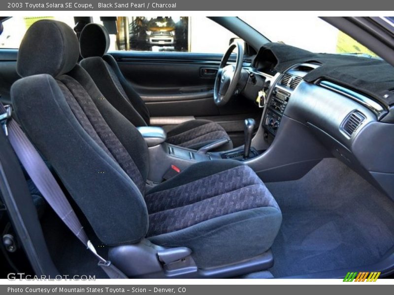 Black Sand Pearl / Charcoal 2003 Toyota Solara SE Coupe