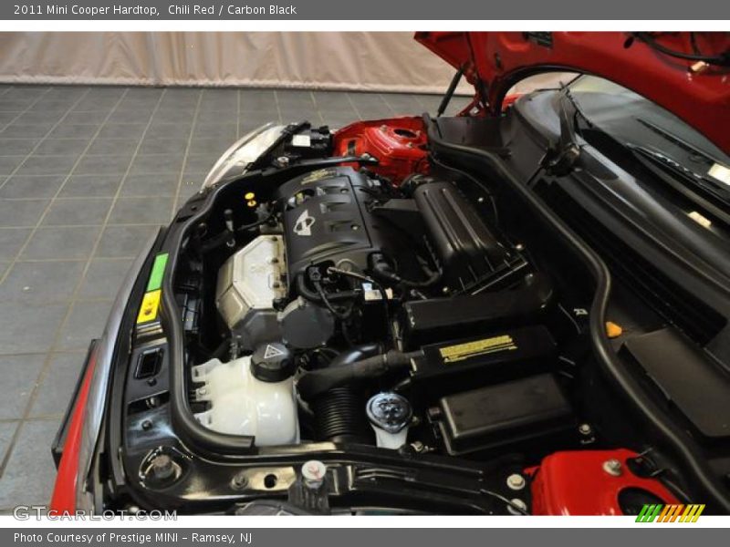 Chili Red / Carbon Black 2011 Mini Cooper Hardtop