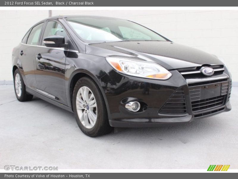 Black / Charcoal Black 2012 Ford Focus SEL Sedan