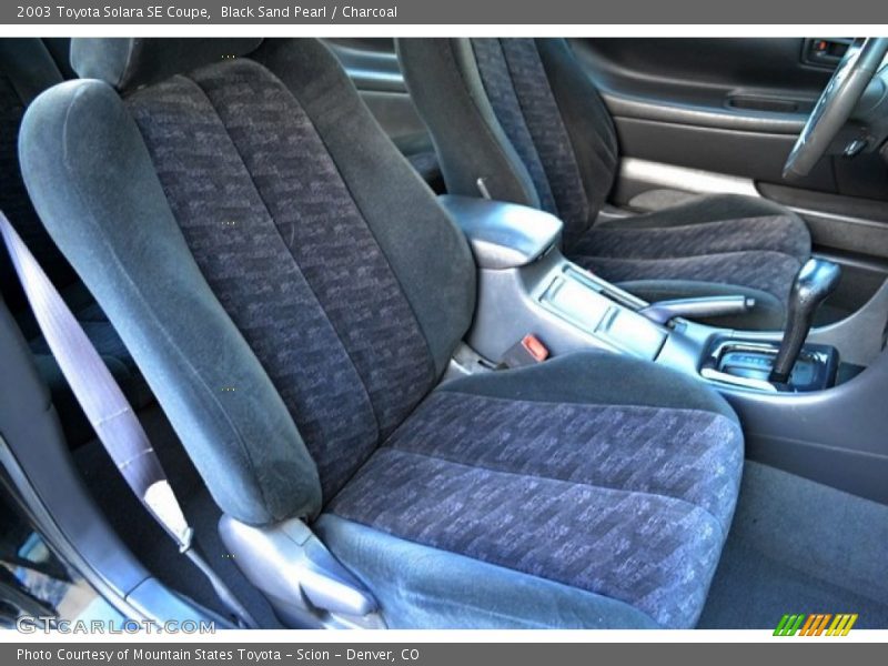 Black Sand Pearl / Charcoal 2003 Toyota Solara SE Coupe