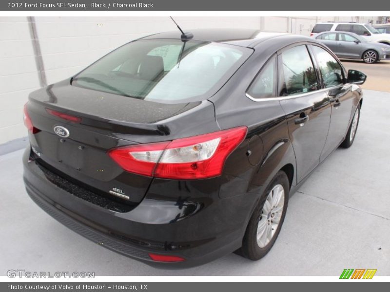 Black / Charcoal Black 2012 Ford Focus SEL Sedan